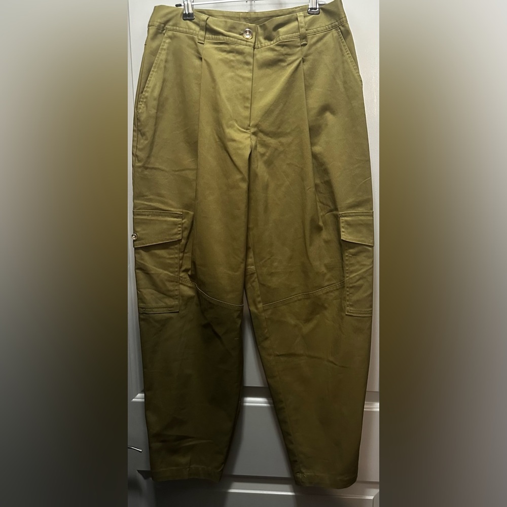 Worthington Size 4 Olive Green Cargo Pants NWT
